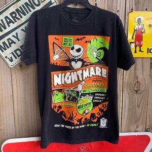 Black Nightmare Before Christmas Halloween t-shirt Size M by Disney